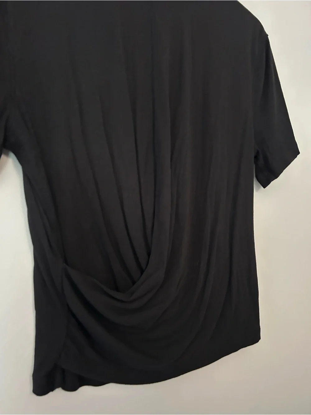 Lululemon Ribbed Modal-Silk Blend Reversible T-Shirt Black